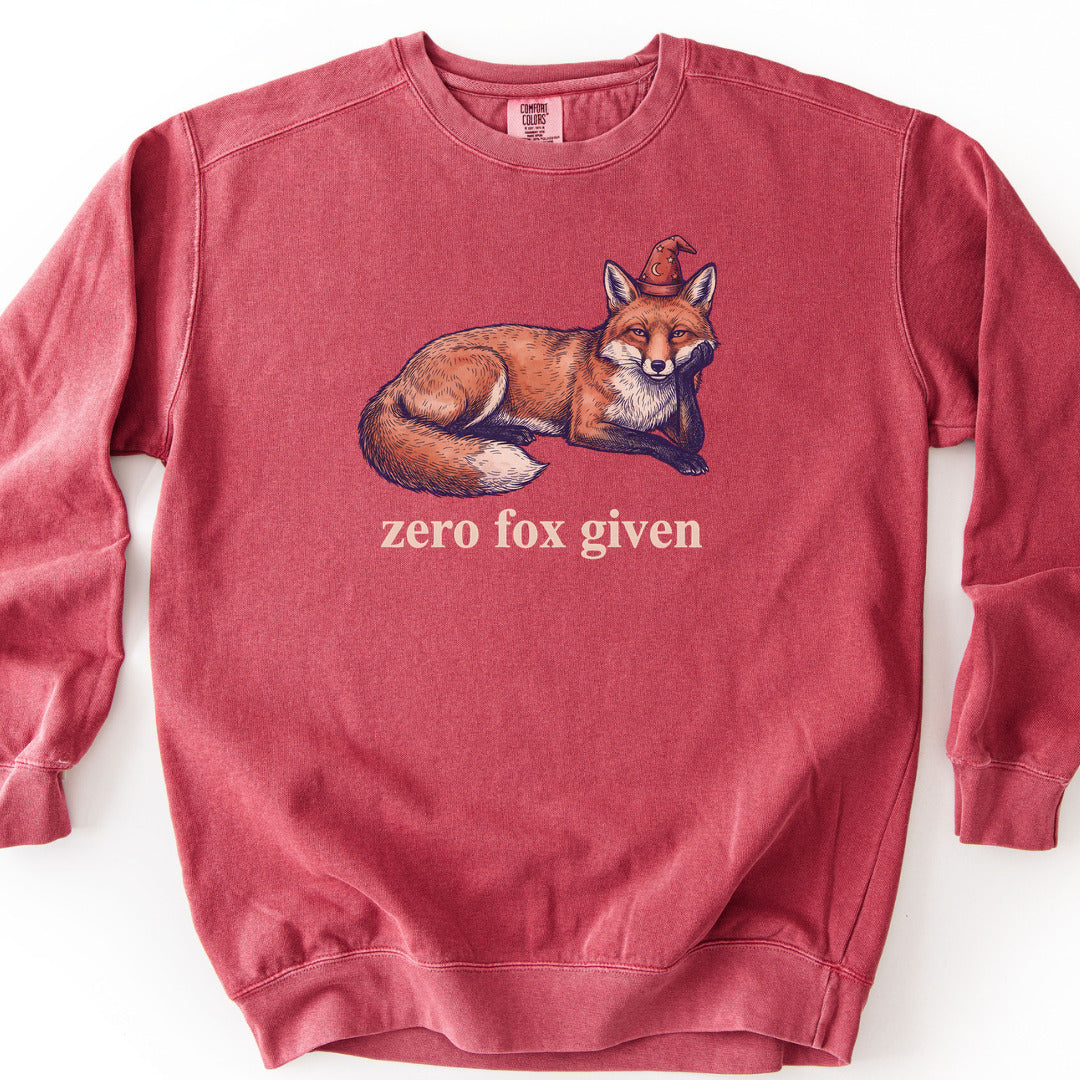 Zero Fox Given Premium Sweatshirt - Crimson