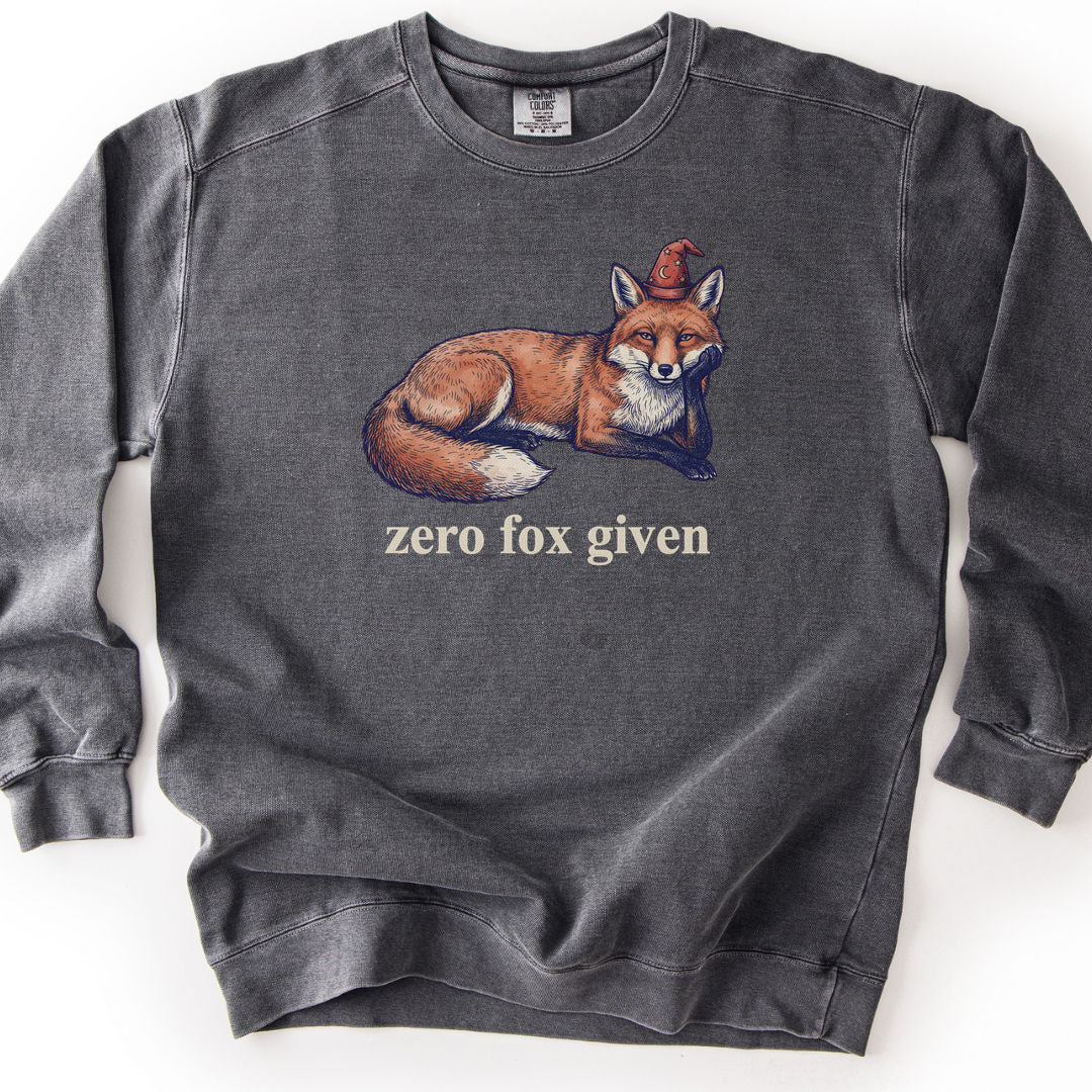 Zero Fox Given Premium Sweatshirt - Pepper