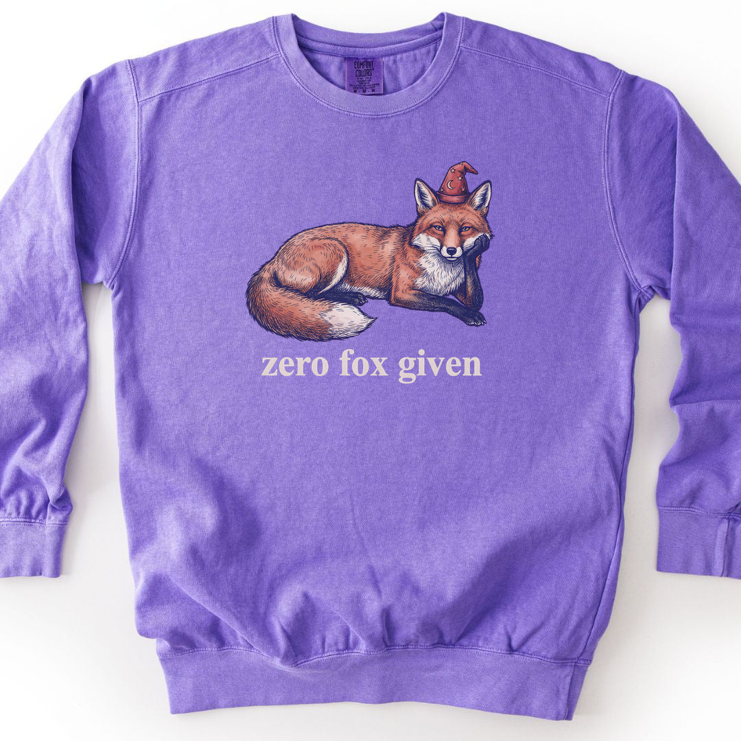 Zero Fox Given Premium Sweatshirt - Violet