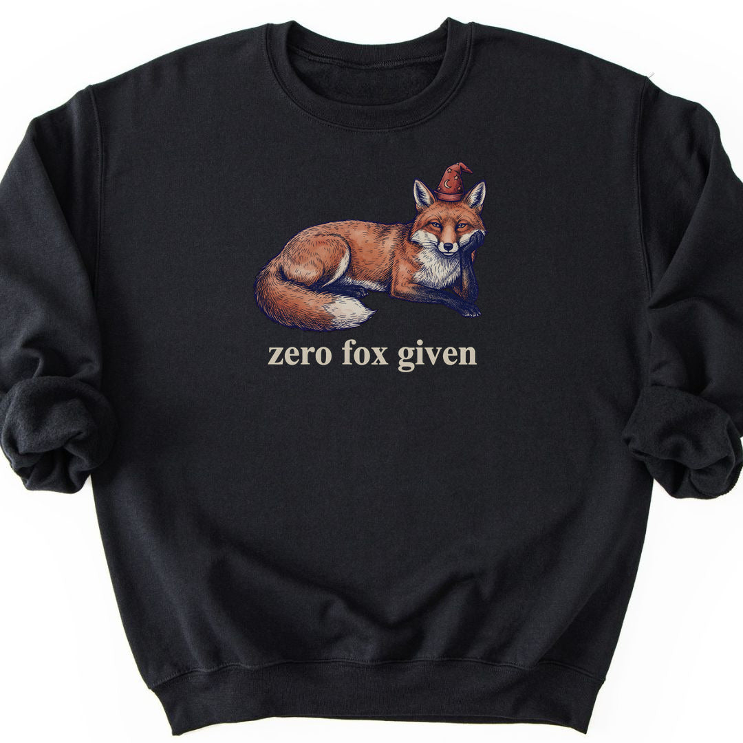 Zero Fox Given Sweatshirt - Black