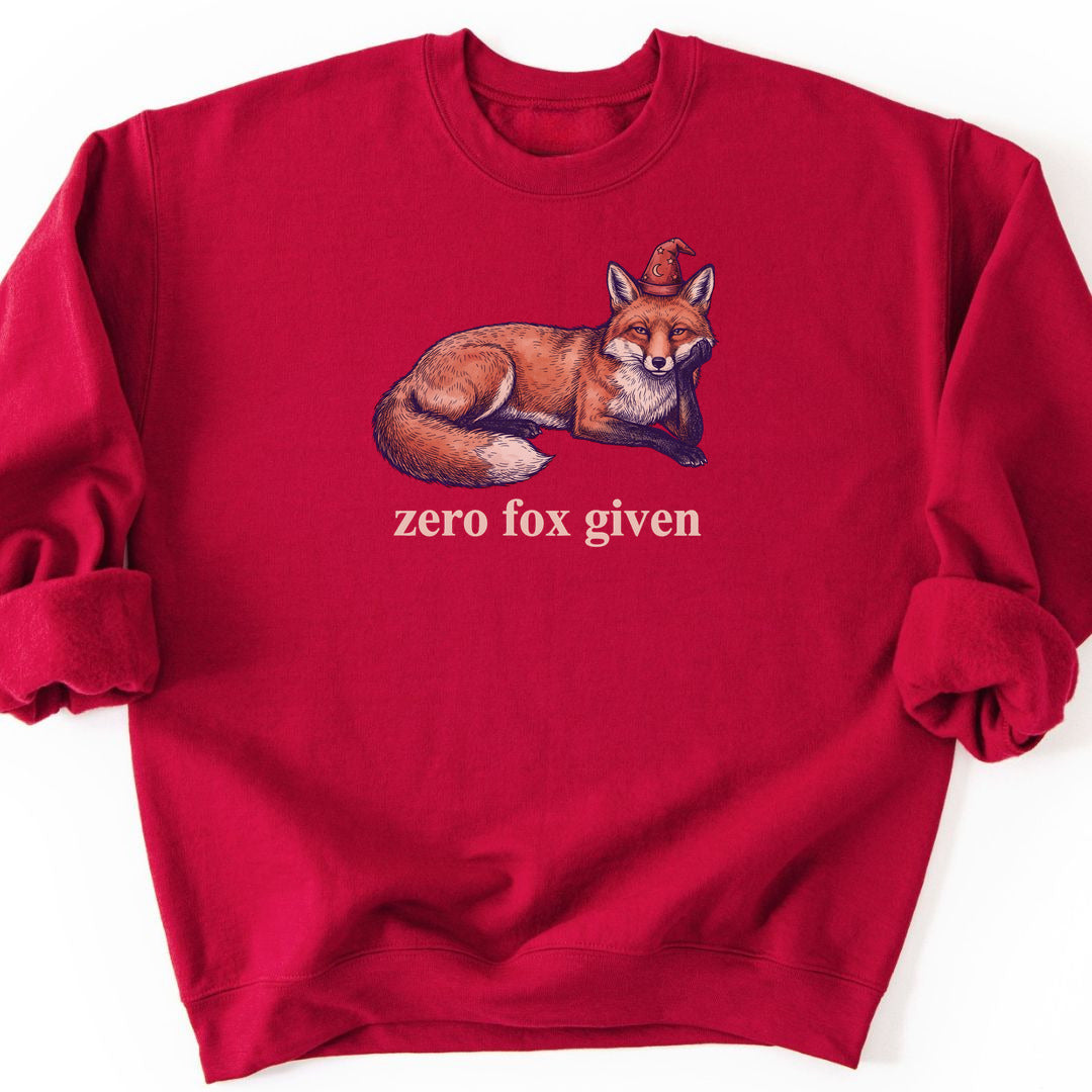 Zero Fox Given Sweatshirt - Cardinal Red