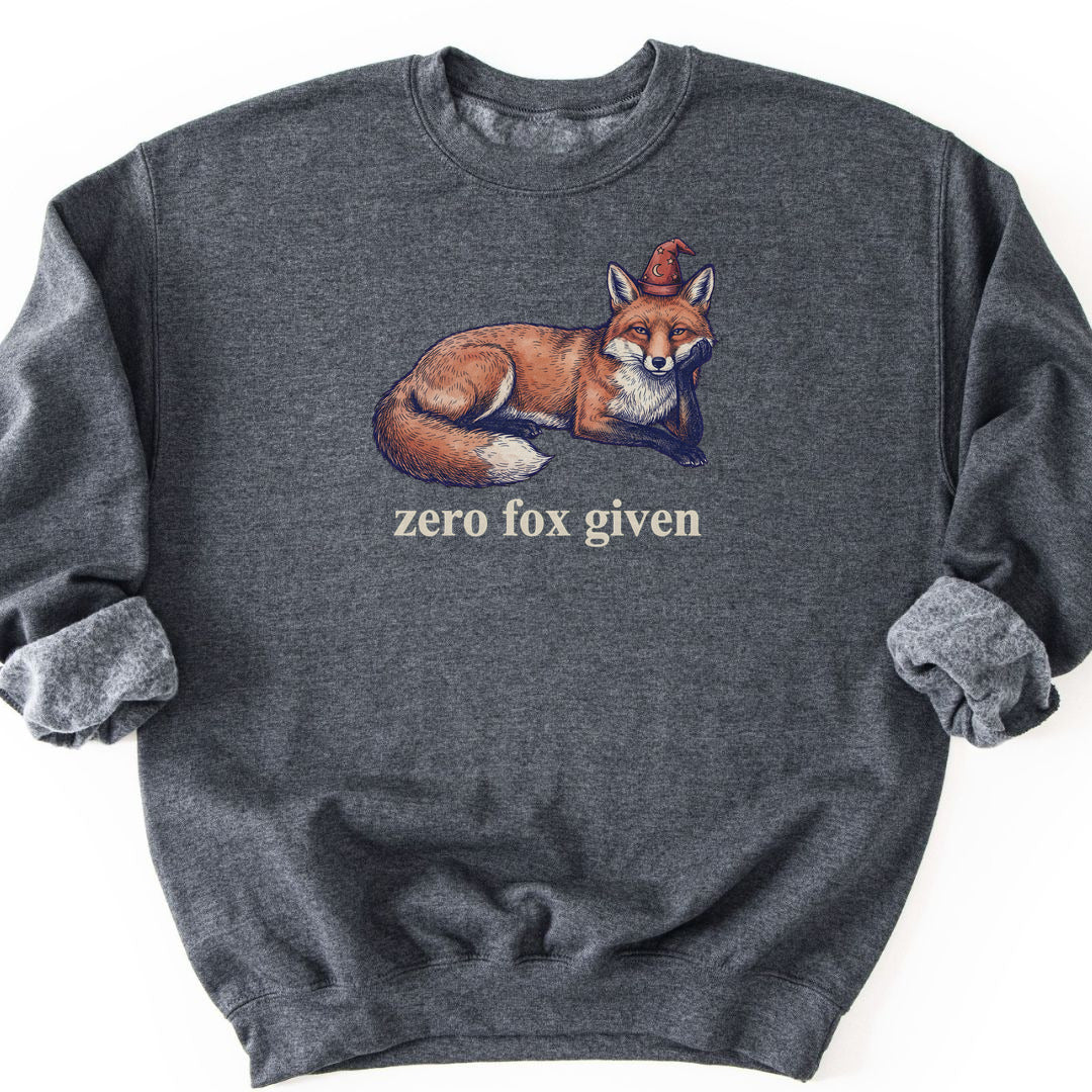 Zero Fox Given Sweatshirt - Dark Heather