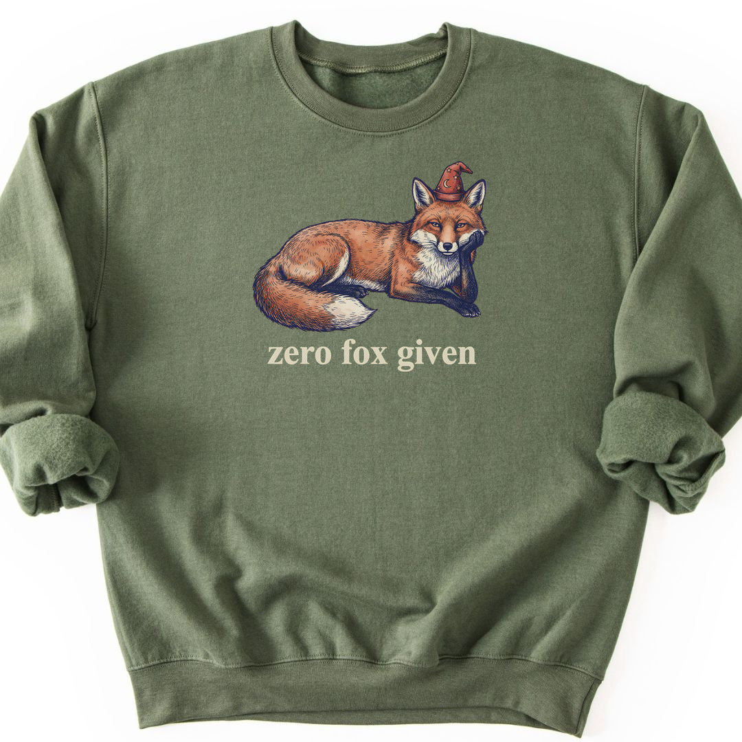 Zero Fox Given Sweatshirt - Military Green