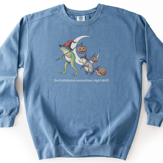 Night Shift Premium Sweatshirt - Blue Jean