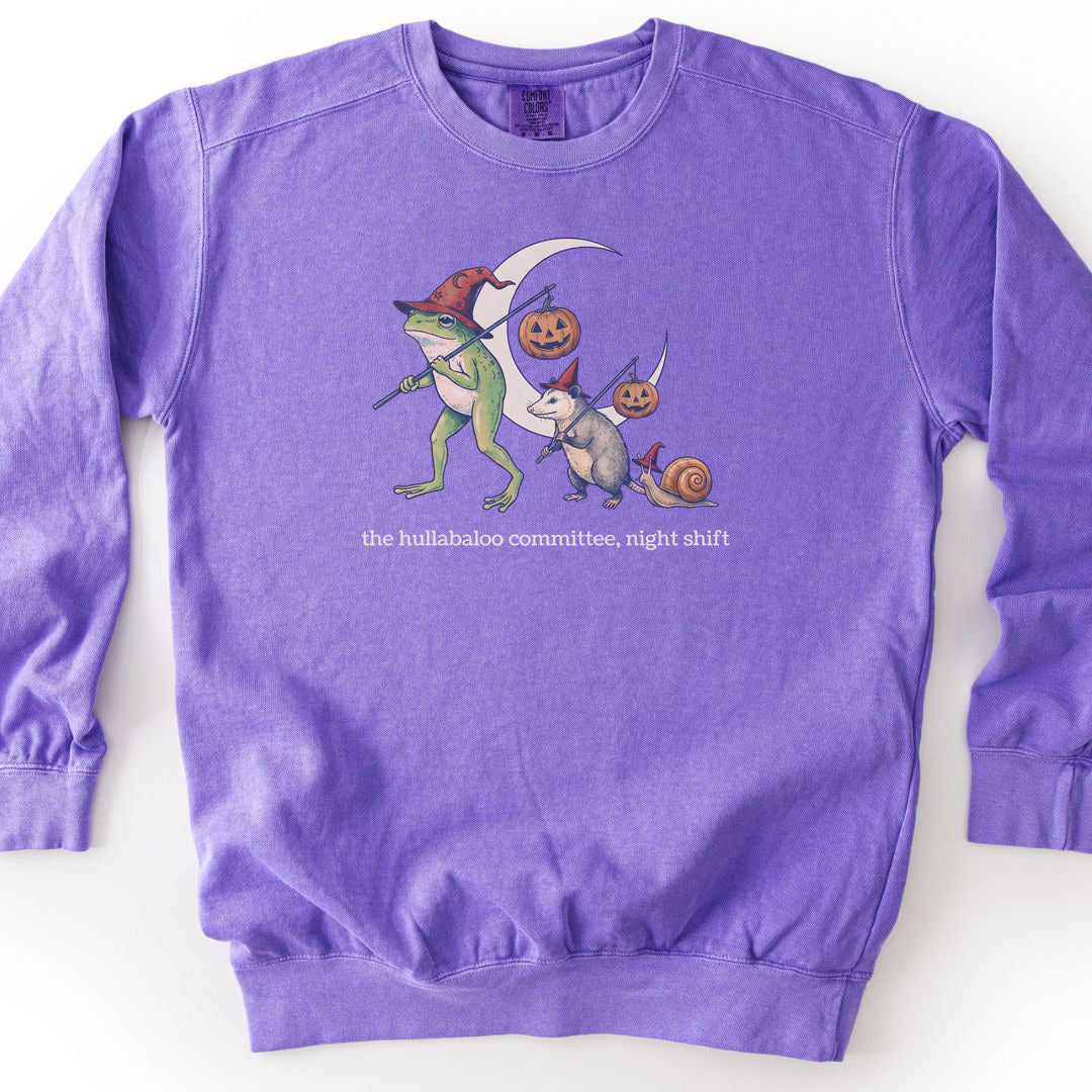 Night Shift Premium Sweatshirt - Violet