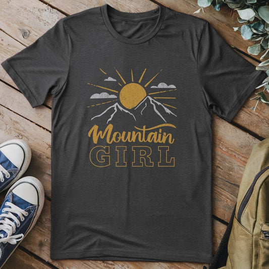 T-Shirt Dark Heather / S Mountain Girl T-Shirt