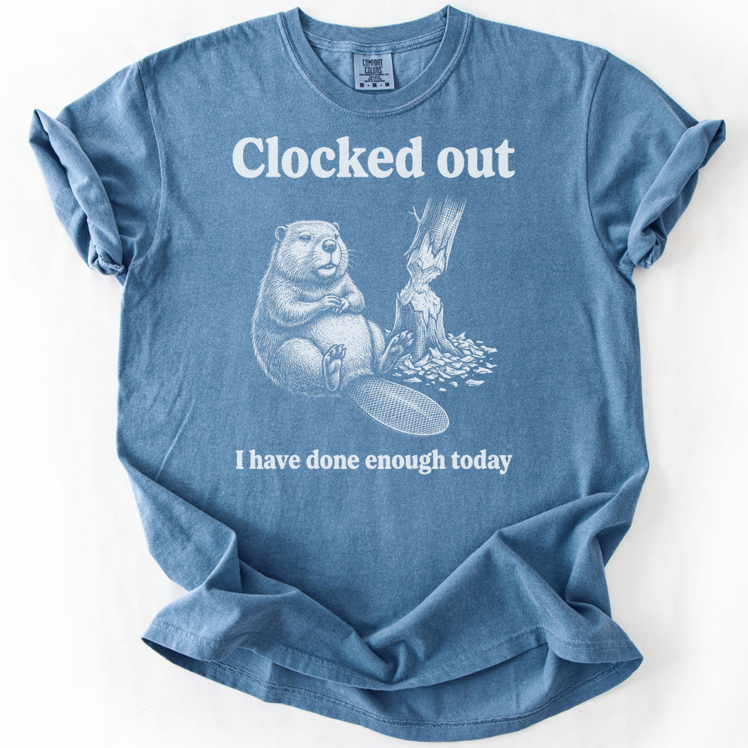 Clocked Out Premium - Blue Jean