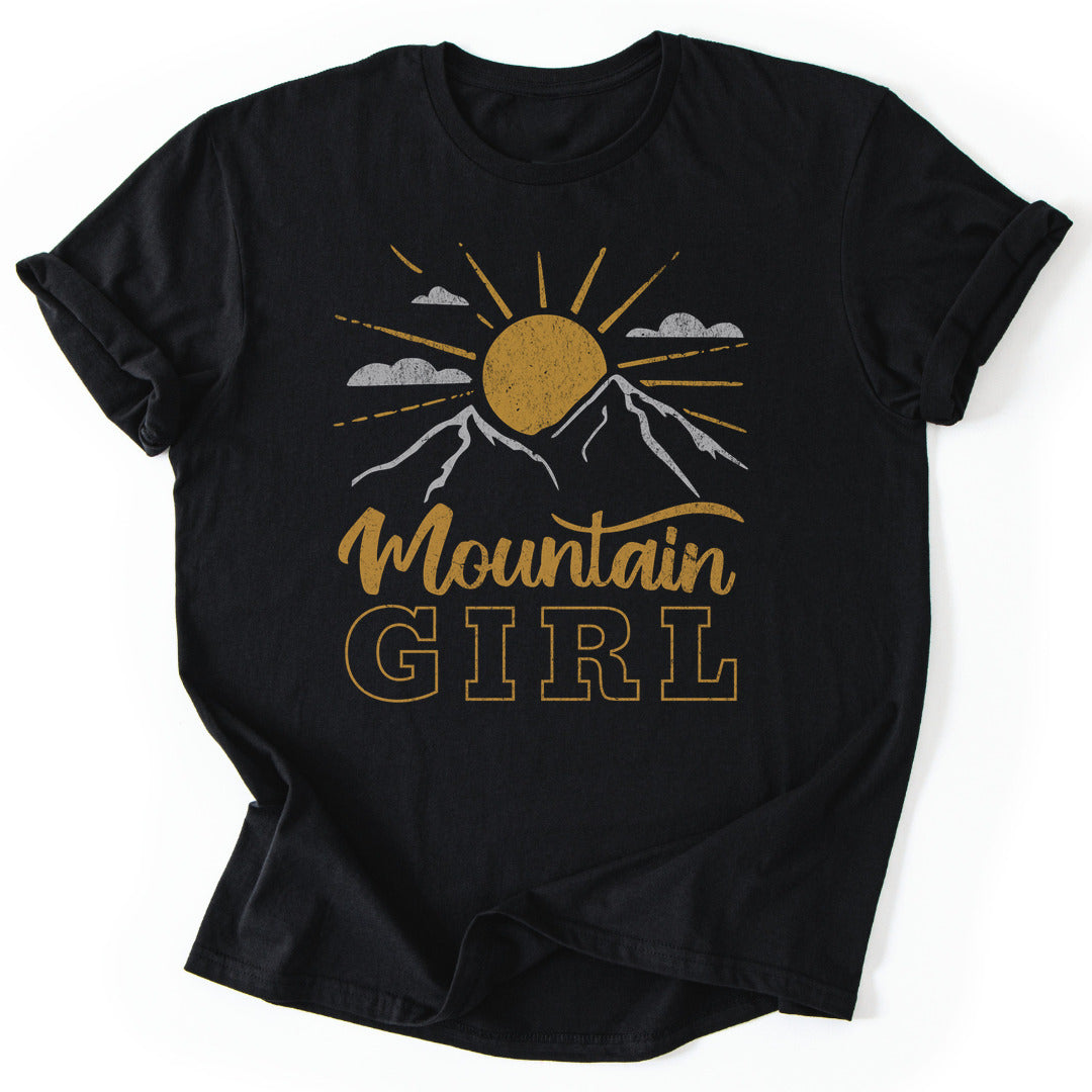 T-Shirt Black / S Mountain Girl T-Shirt