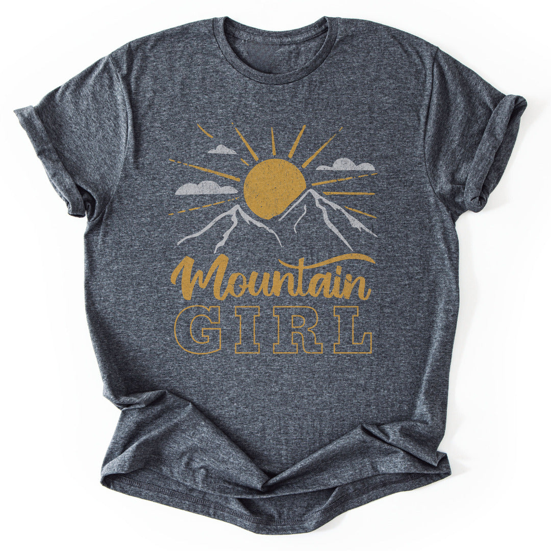 T-Shirt Dark Heather / S Mountain Girl T-Shirt