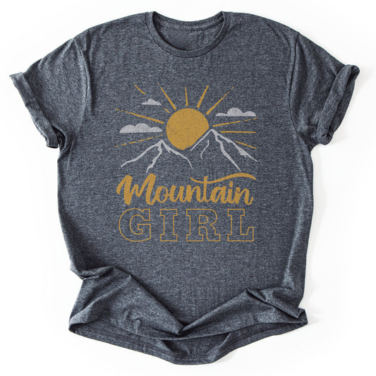 T-Shirt Dark Heather / S Mountain Girl T-Shirt