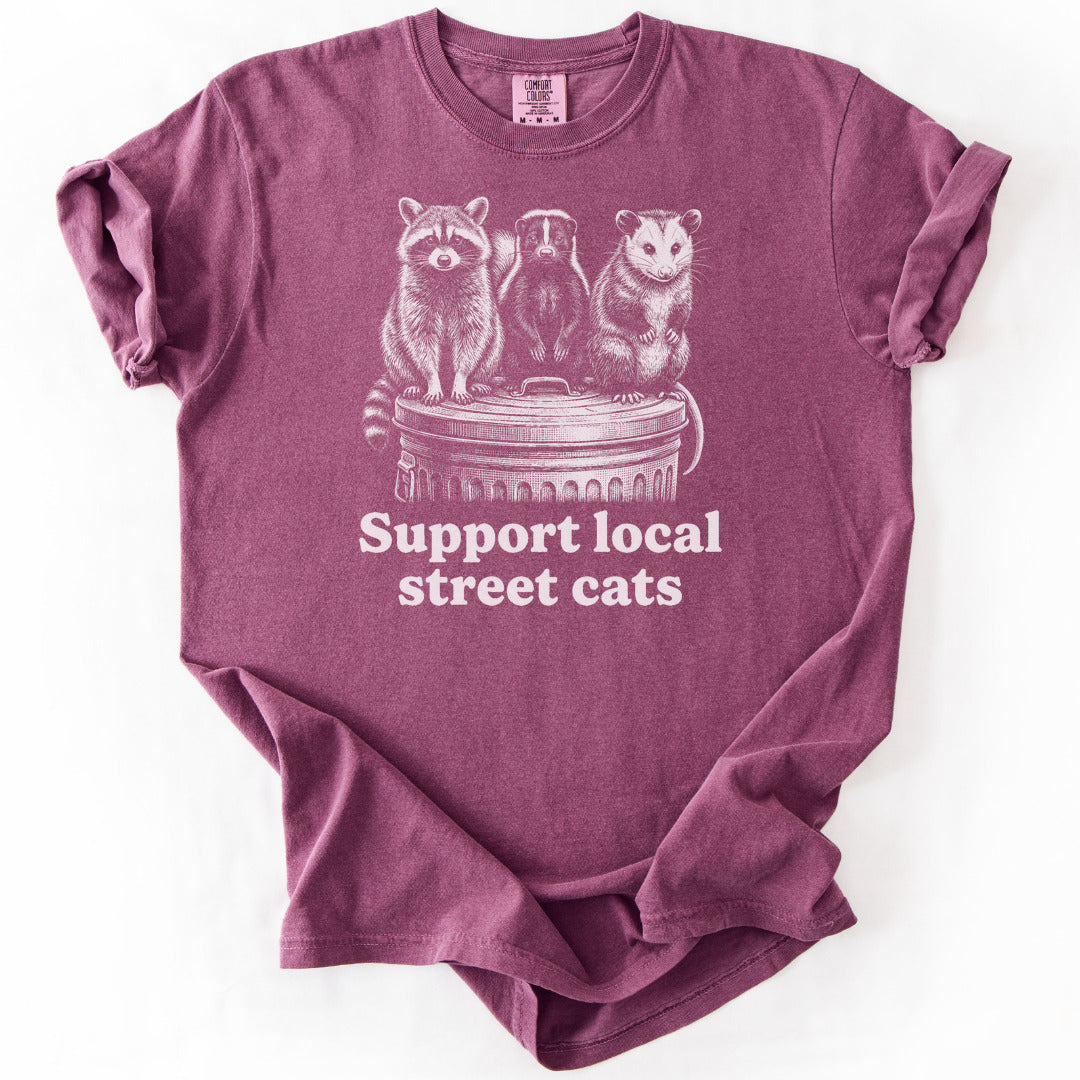 Support Local Street Cats Premium - Berry