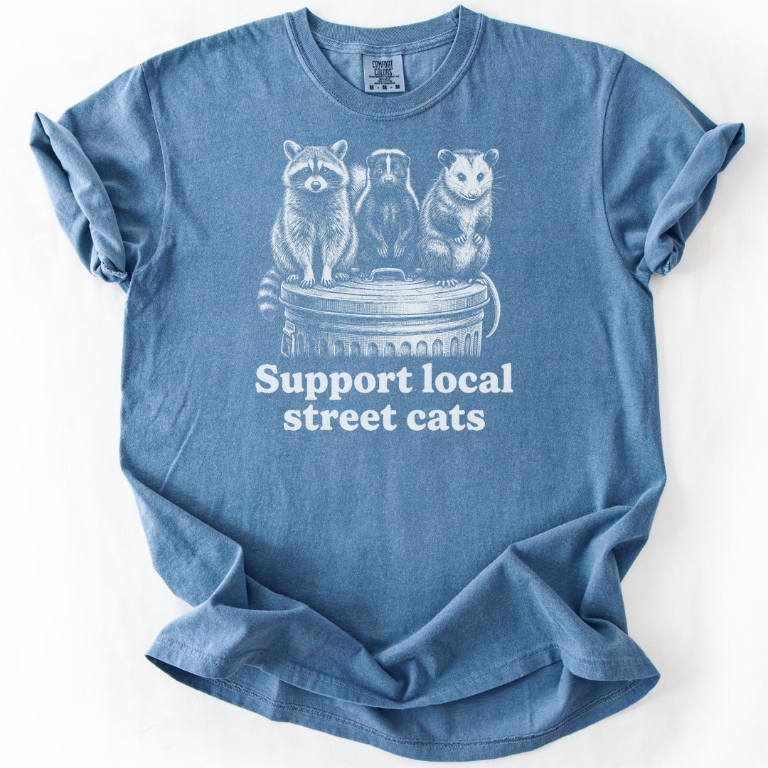 Support Local Street Cats Premium - Blue Jean