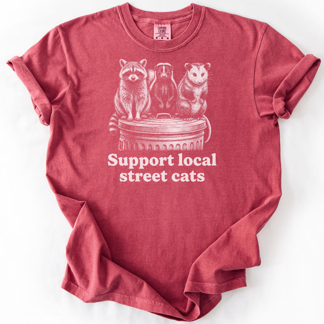Support Local Street Cats Premium - Crimson