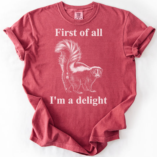 First of All I'm a Delight Premium - Crimson