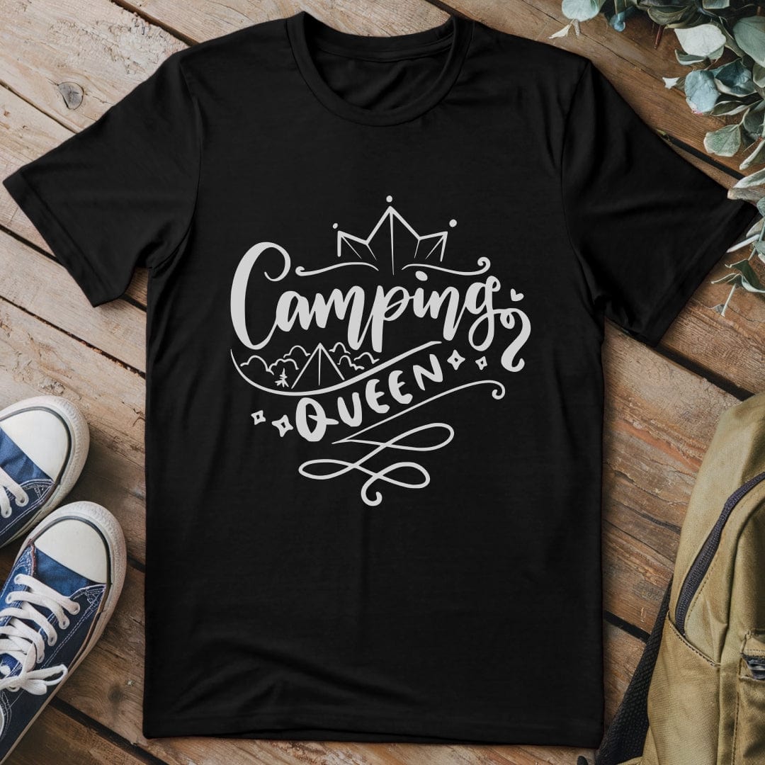 T-Shirt Black / S Camping Queen T-Shirt