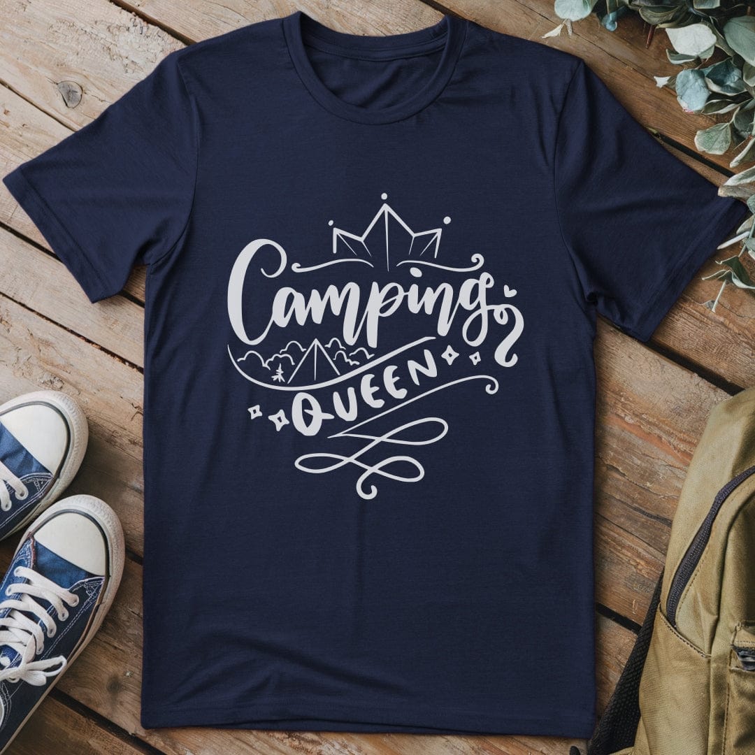 T-Shirt Navy / S Camping Queen T-Shirt