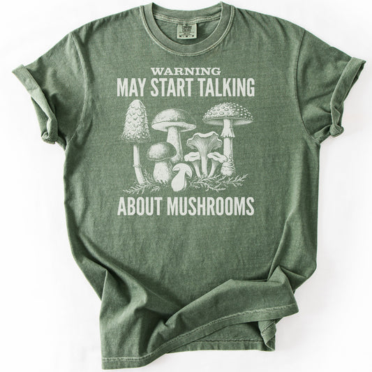 May Start Talking About Mushrooms Premium - Moss