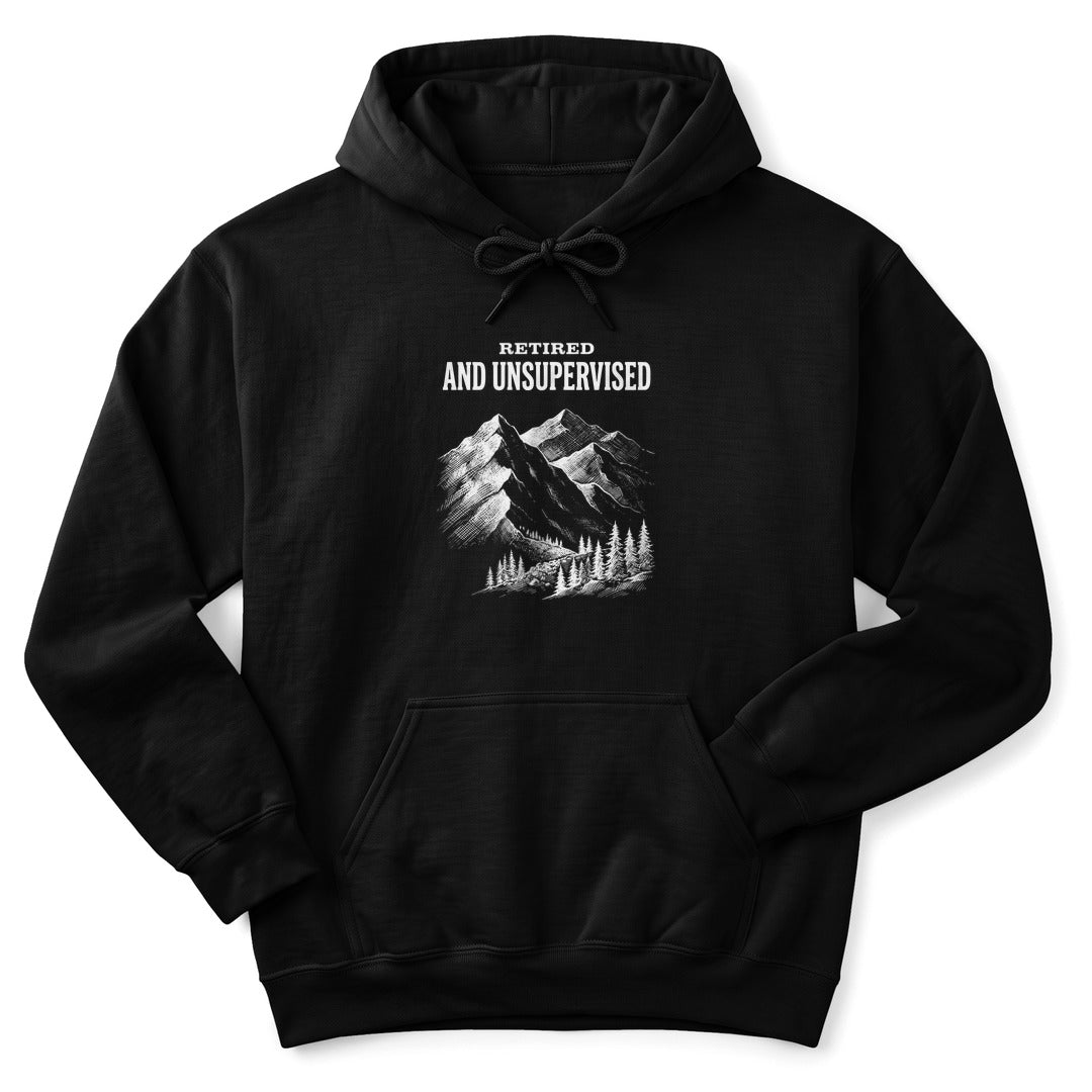 Hoodie Black / S Retired and Unsupervised Hoodie