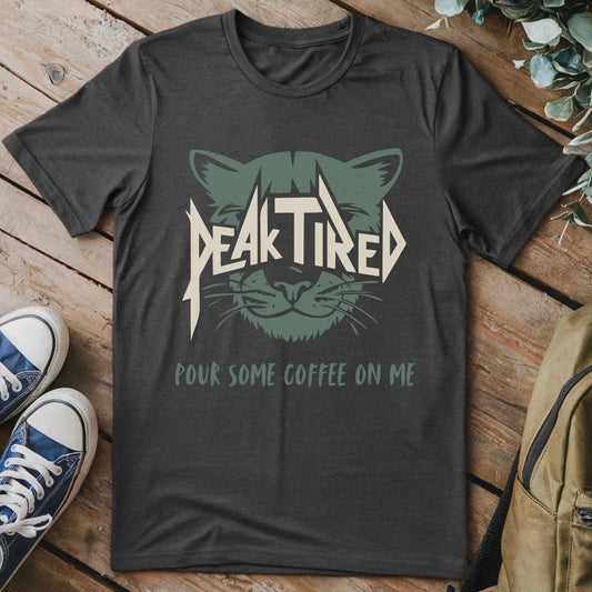 T-Shirt Dark Heather / S Peak Tired T-Shirt