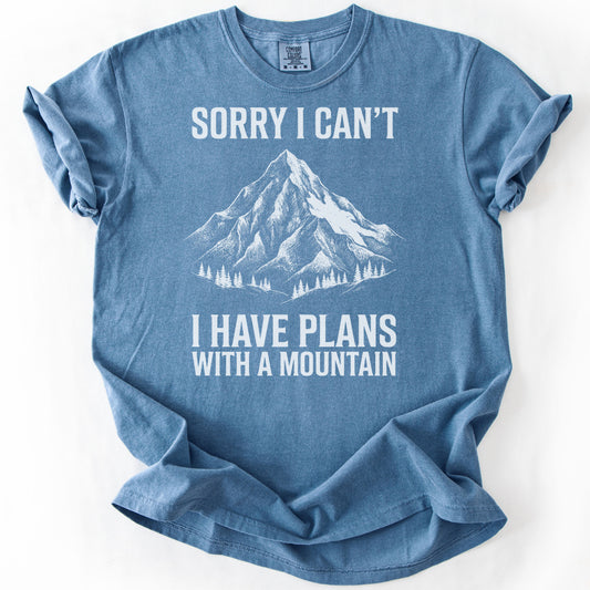 Sorry I Can't I Have Plans With a Mountain Premium - Blue Jean