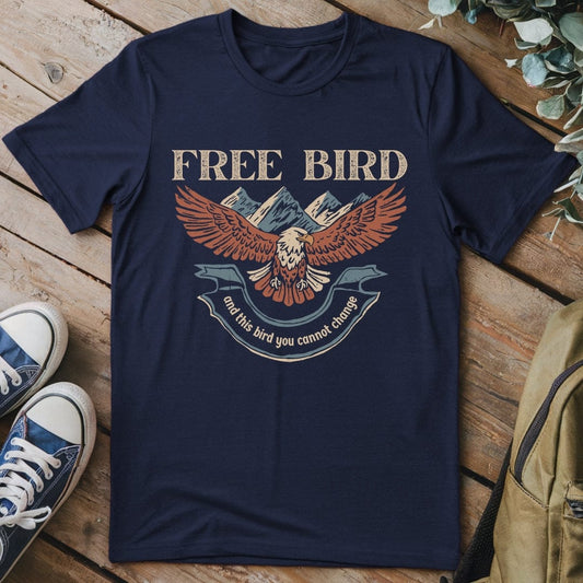 T-Shirt Navy / S Free Bird T-Shirt