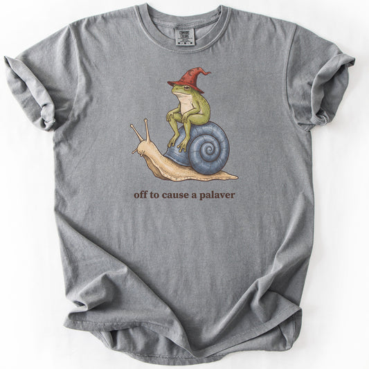 Off to Cause a Palaver Premium - Grey