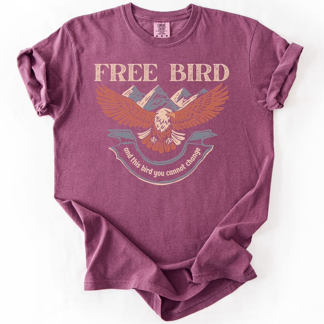 T-Shirt Berry / S Free Bird Premium