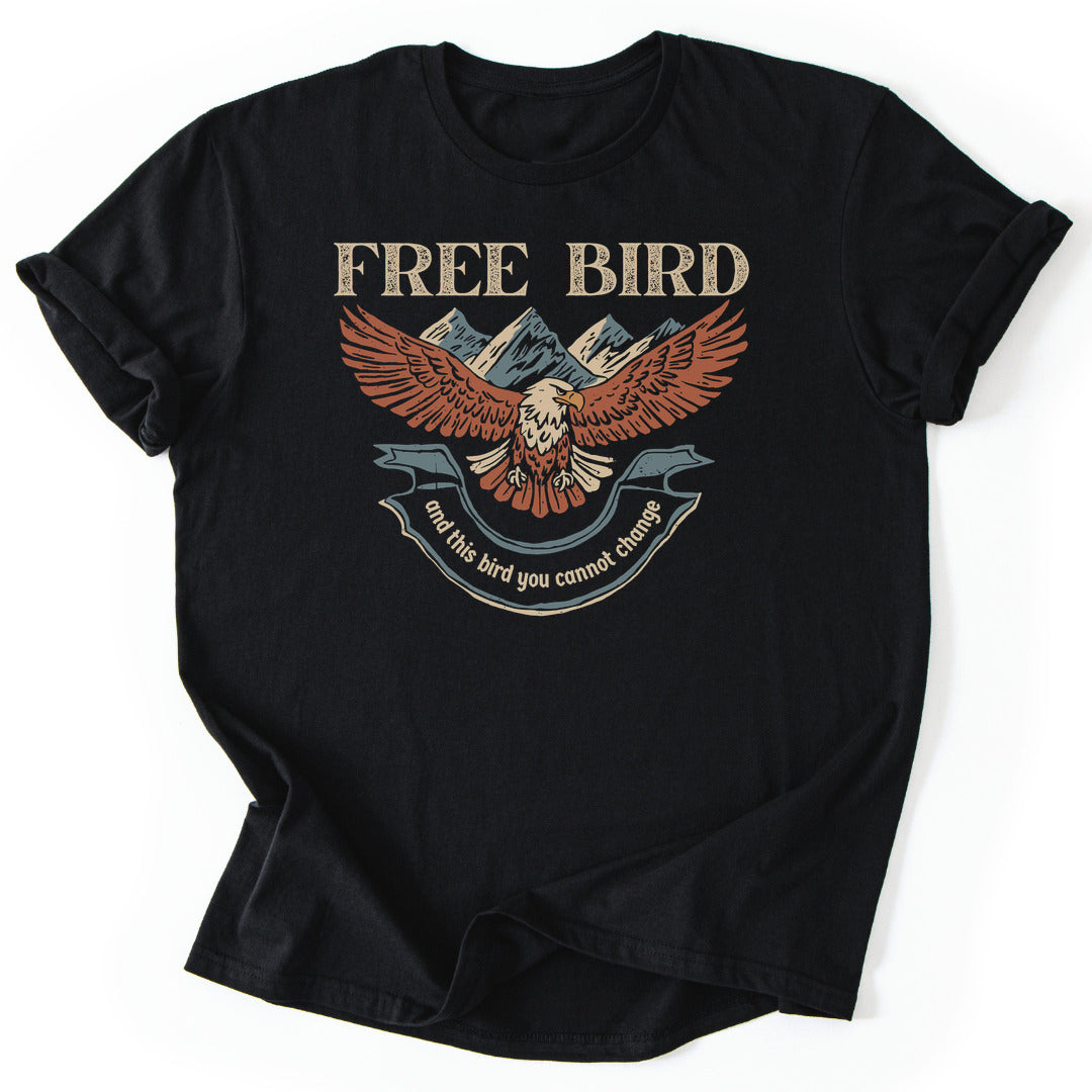 T-Shirt Black / S Free Bird T-Shirt