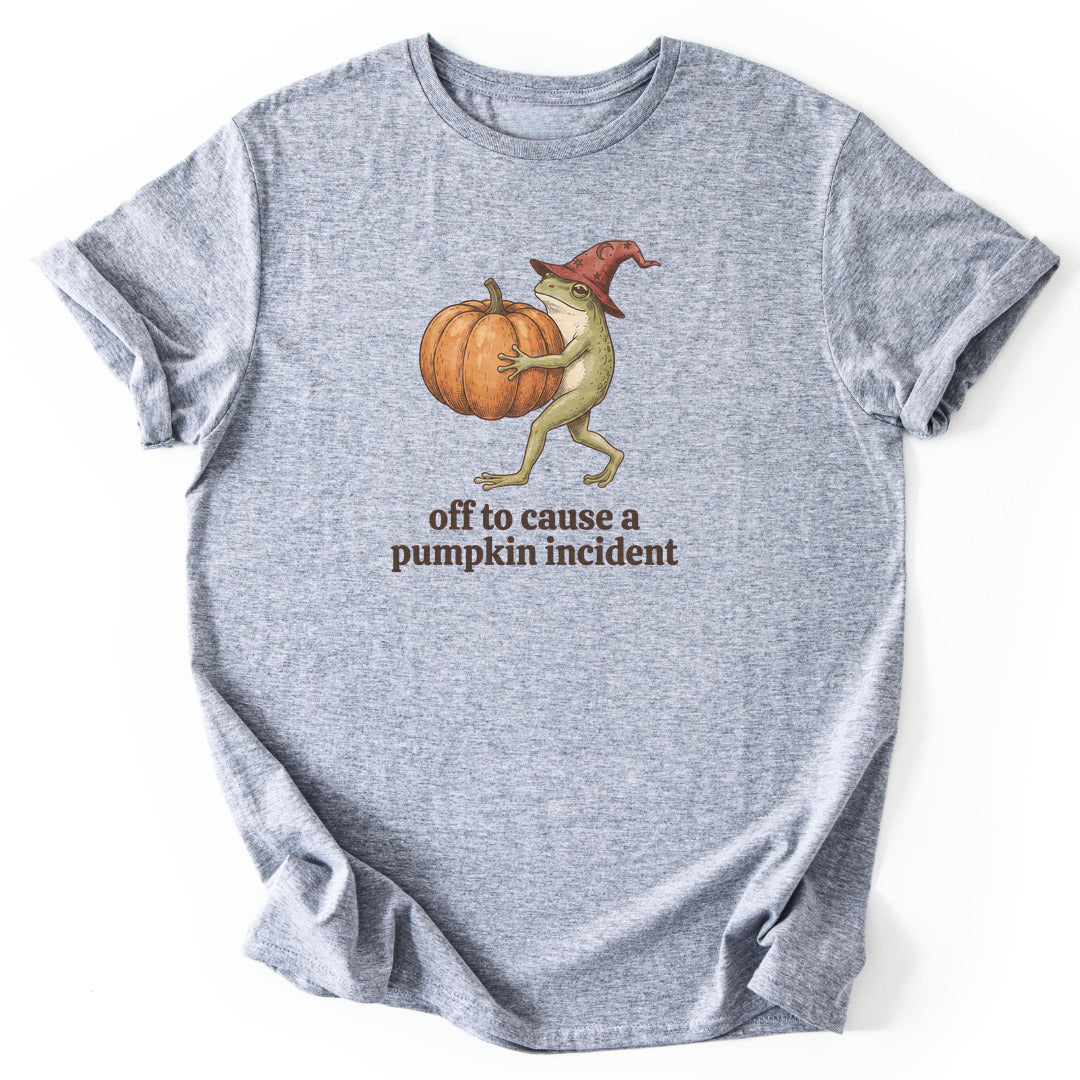 Off to Cause a Pumpkin Incident - Sport Grey