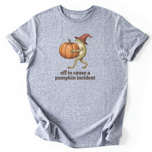 Off to Cause a Pumpkin Incident - Sport Grey