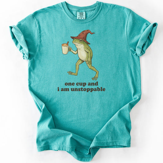 One Cup and I Am Unstoppable Premium - Seafoam