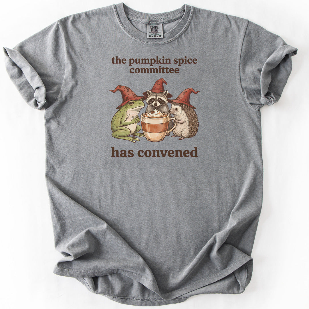 The Pumpkin Spice Committee Has Convened Premium - Grey
