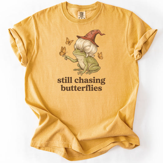 Still Chasing Butterflies Premium - Mustard