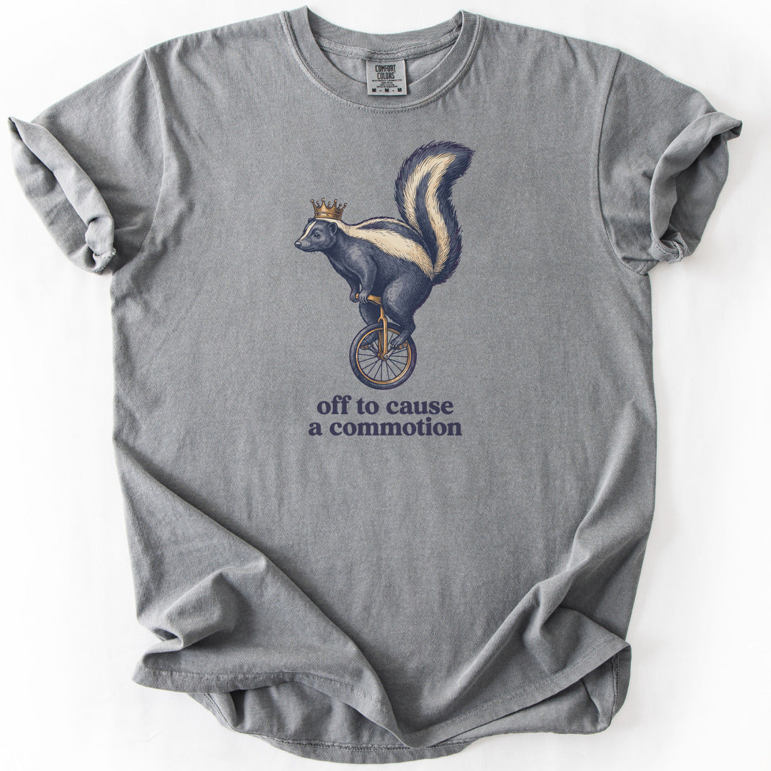 Off to Cause a Commotion II Premium - Grey