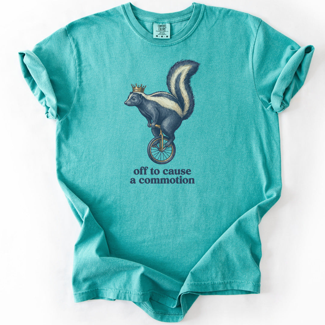 Off to Cause a Commotion II Premium - Seafoam