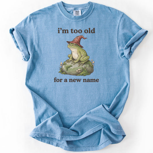 I'm Too Old for a New Name Premium - Washed Denim