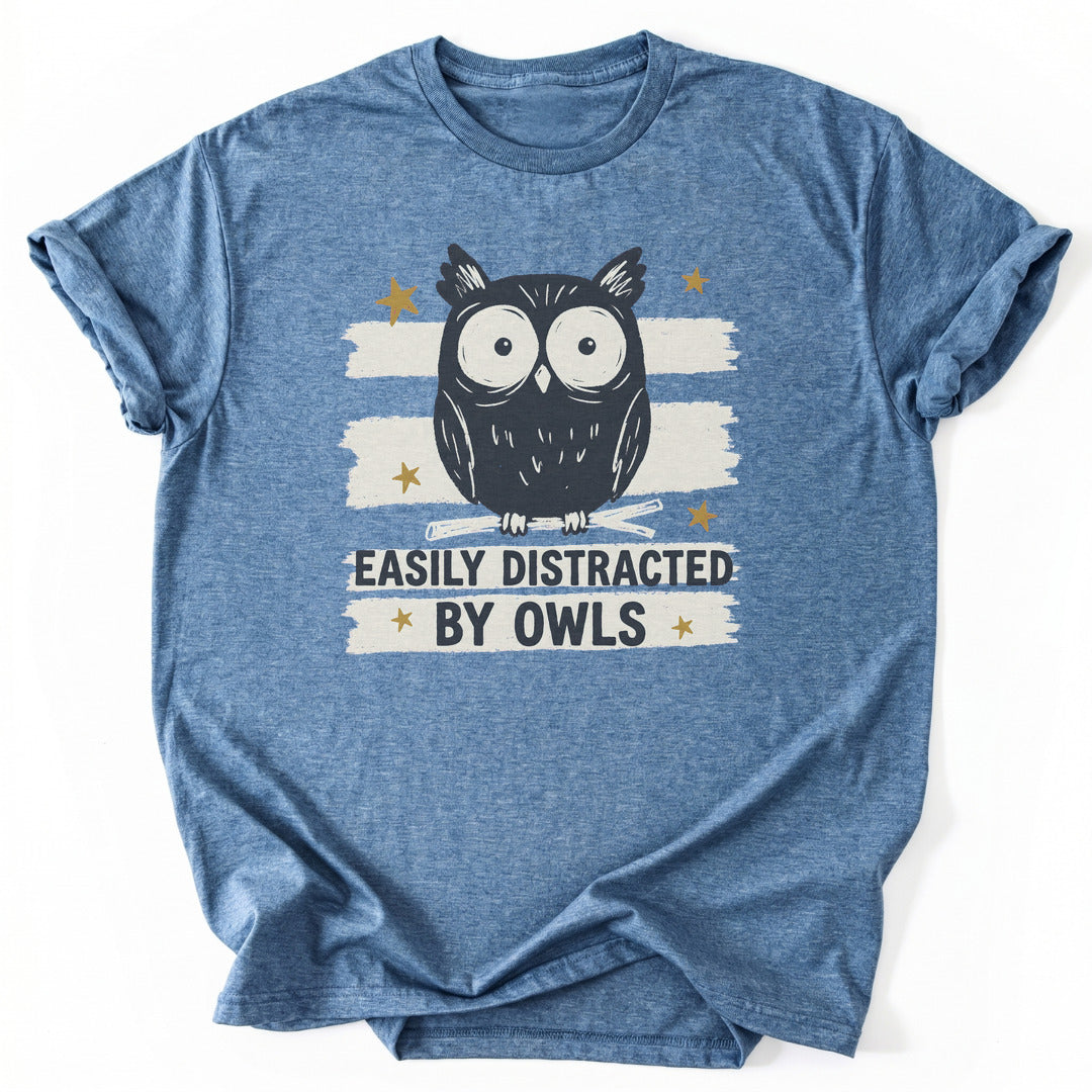 Easily Distracted by Owls - Heather Indigo