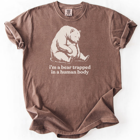 I'm a Bear Trapped in a Human Body Premium - Espresso