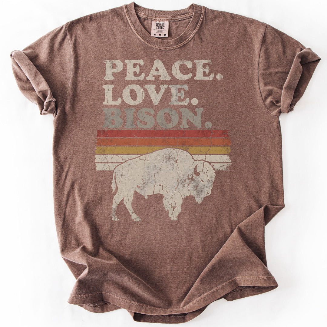 Peace. Love. Bison. Premium - Espresso