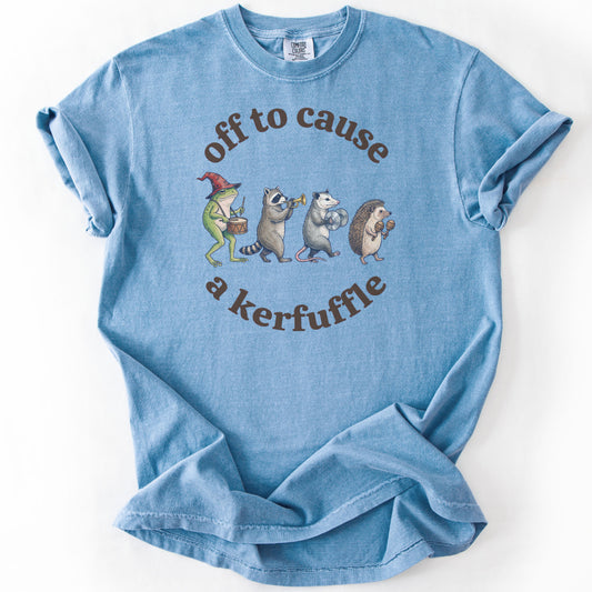 Off to Cause a Kerfuffle Retro Premium - Washed Denim