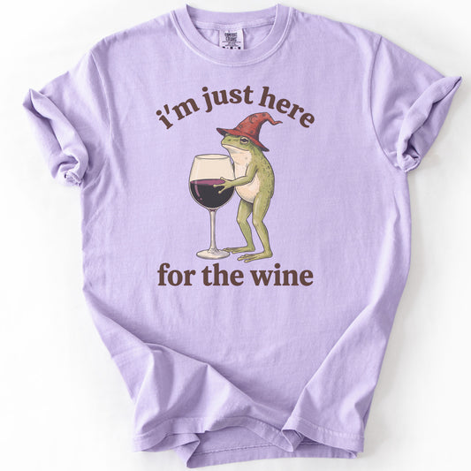 I'm Just Here for the Wine Premium - Orchid