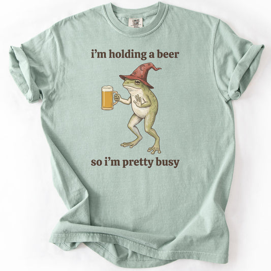 I'm Holding a Beer So I'm Pretty Busy Premium - Bay