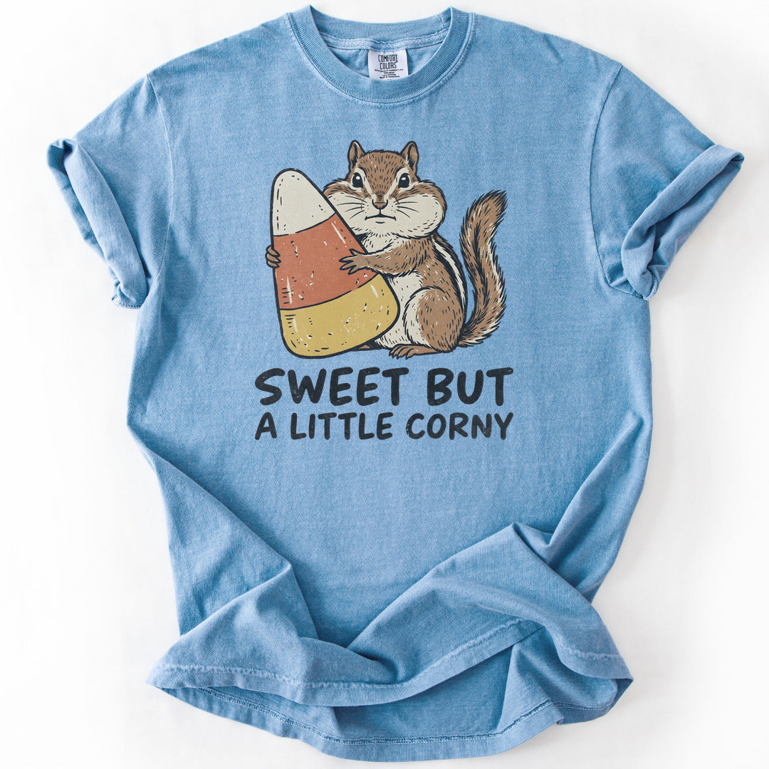 Sweet But a Little Corny Premium - Washed Denim