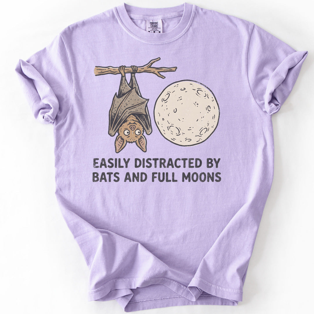 Easily Distracted By Bats and Full Moons Premium - Orchid
