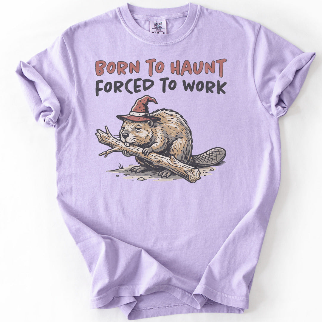 Born To Haunt Forced To Work Premium - Orchid