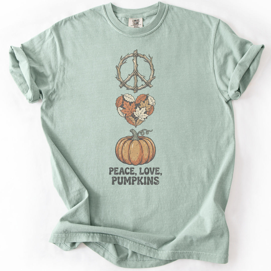 Peace, Love, Pumpkins Premium - Bay