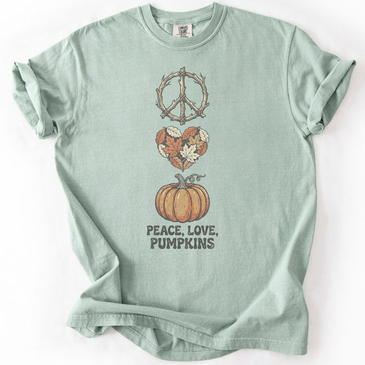 Peace, Love, Pumpkins Premium - Bay
