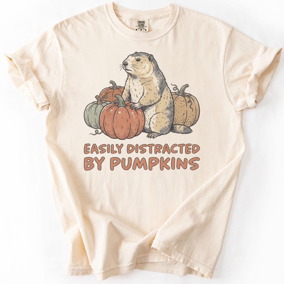 Easily Distracted by Pumpkins Premium - Ivory