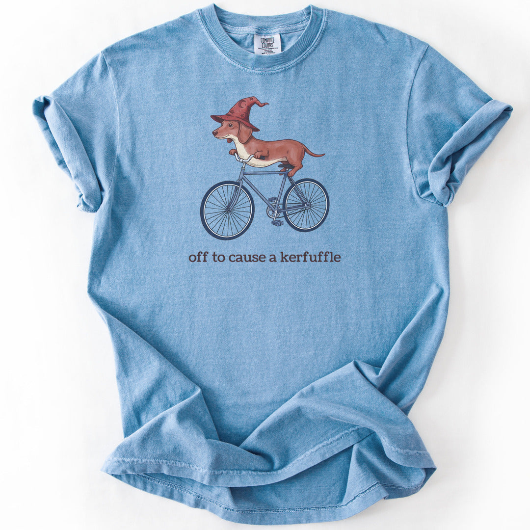 Off to Cause a Kerfuffle Wild Premium - Washed Denim
