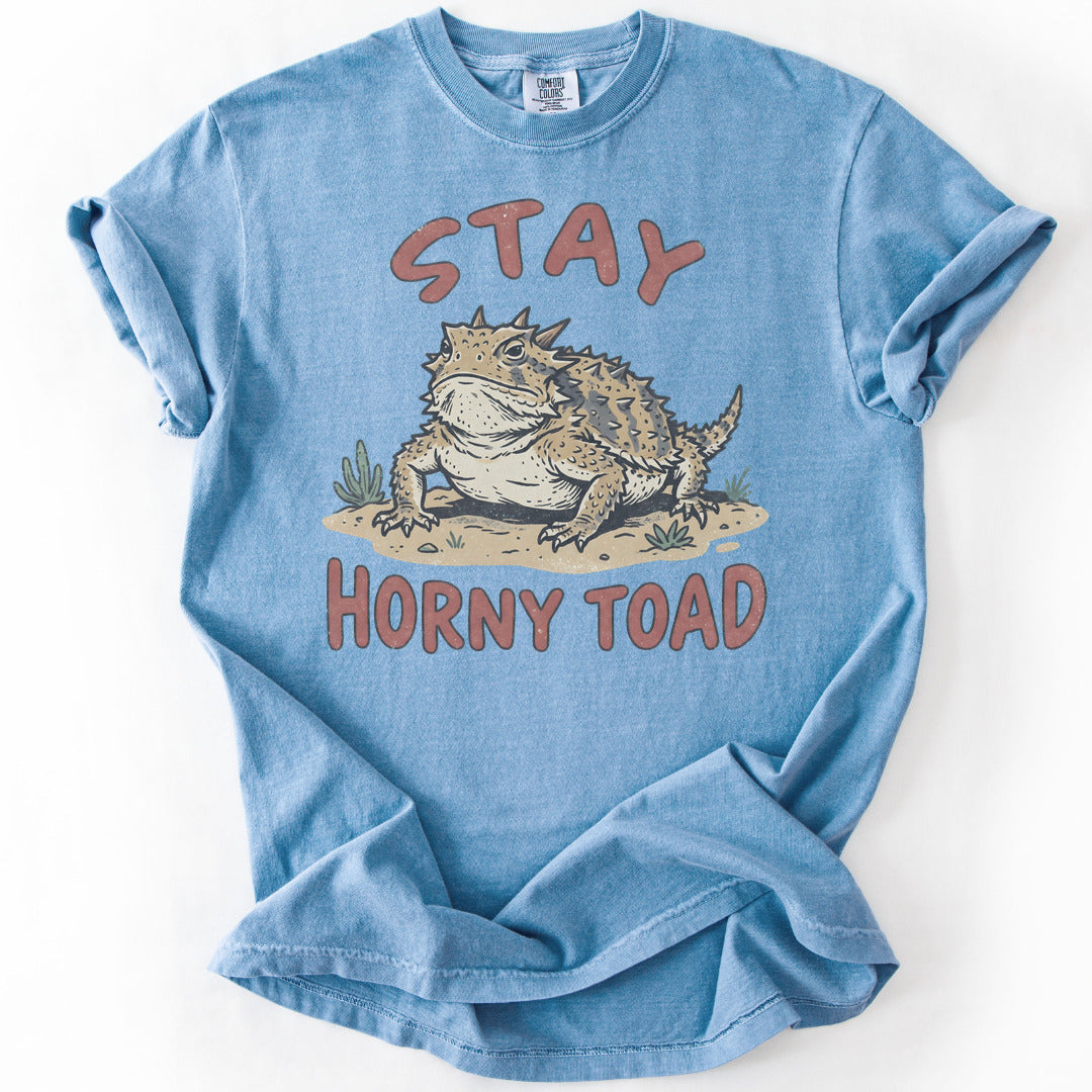 Stay Horny Toad Premium - Washed Denim